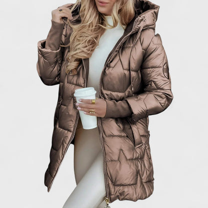 Nolwen - Abrigo de Invierno Chic con Capucha