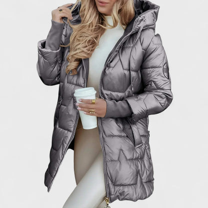 Nolwen - Abrigo de Invierno Chic con Capucha