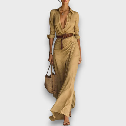 Nirelle – Vestido envolvente con cinturón en la cintura