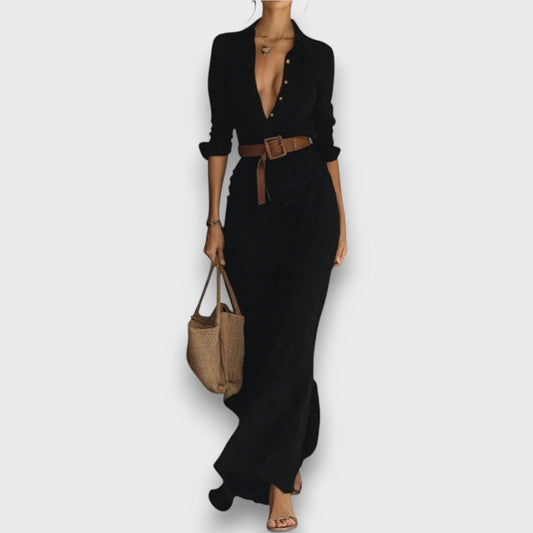 Nirelle – Vestido envolvente con cinturón en la cintura