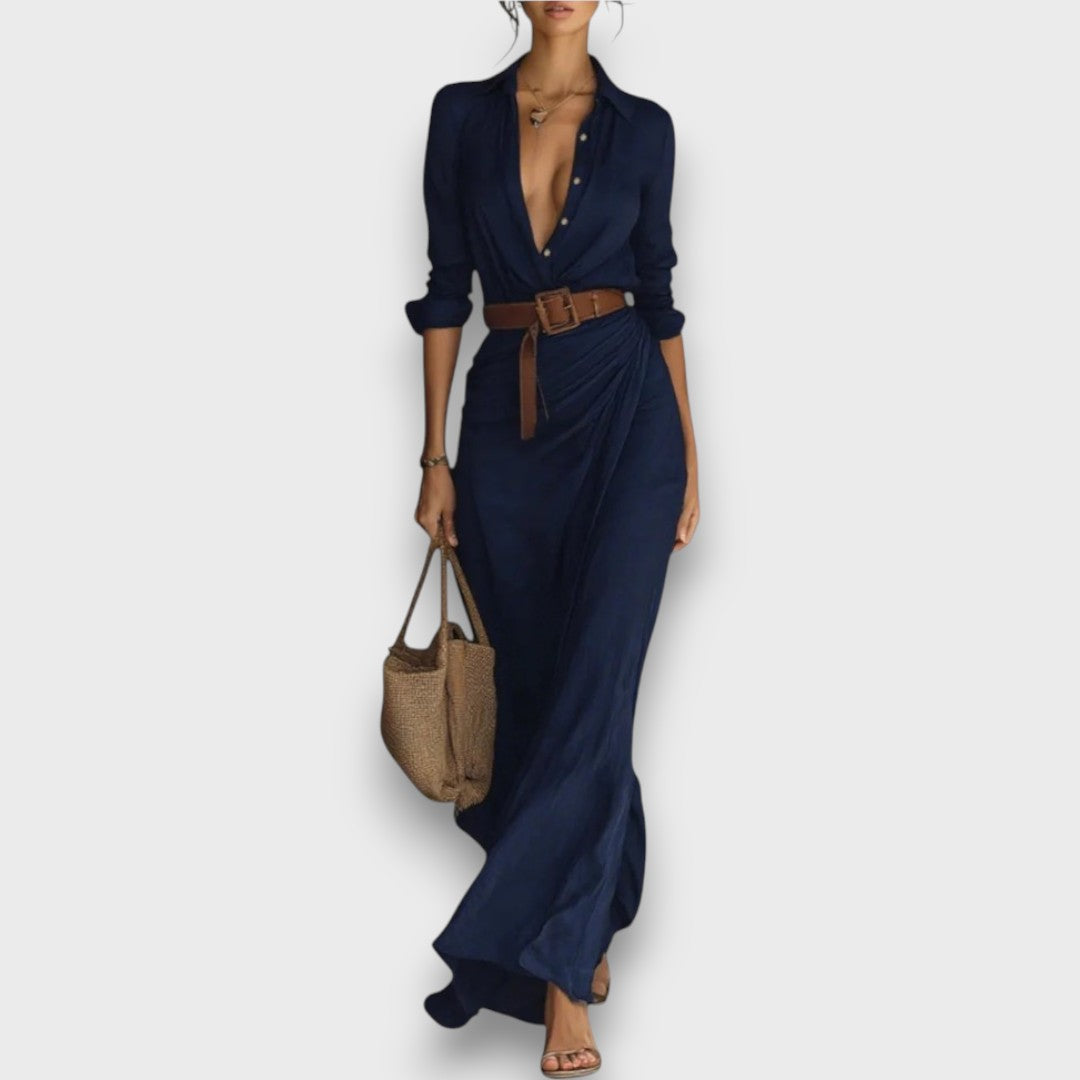 Nirelle – Vestido envolvente con cinturón en la cintura