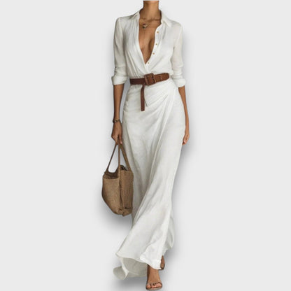 Nirelle – Vestido envolvente con cinturón en la cintura
