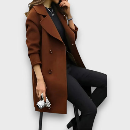 Amariel - Elegante Abrigo Largo de Invierno