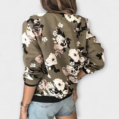 Kaelin - Elegante Bomber Floral para un Estilo Único