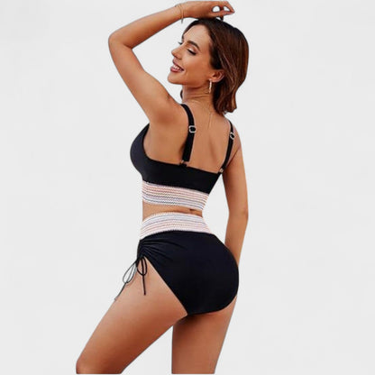 Conjunto de Bikini Estilo Retro Elegante