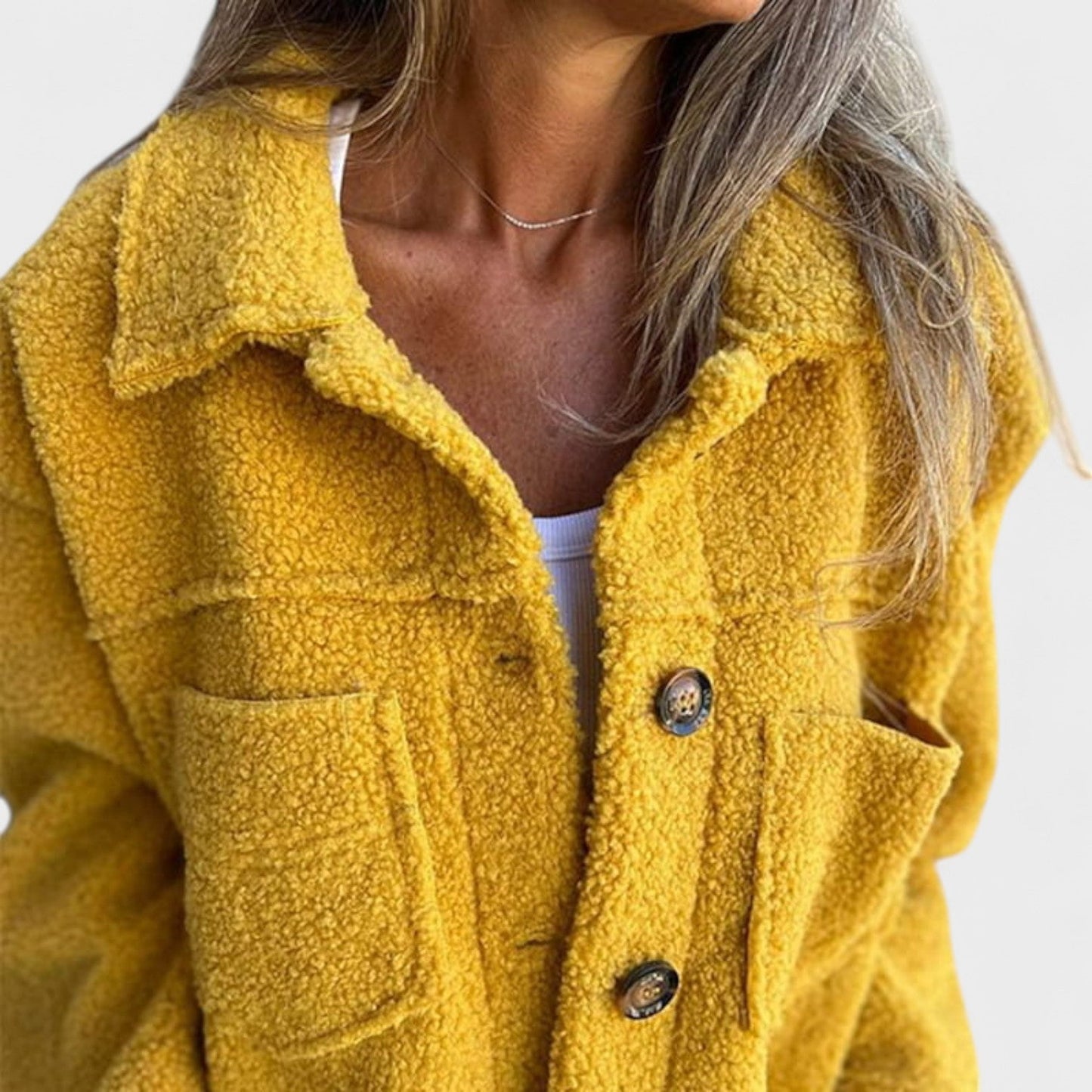 Clara | Chaqueta corta de primavera acogedora