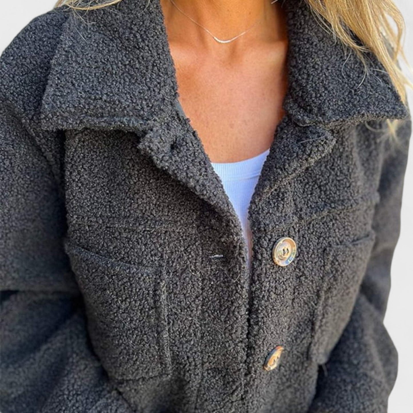 Clara | Chaqueta corta de primavera acogedora